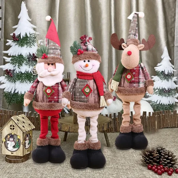 Telescopic Christmas Doll Merry Christmas Decorations For Home 2025 Christmas Ornament Xmas Navidad Noel Gifts New Year 2026 - Image 4