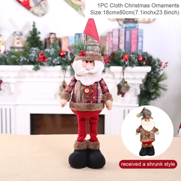 Telescopic Christmas Doll Merry Christmas Decorations For Home 2025 Christmas Ornament Xmas Navidad Noel Gifts New Year 2026 - Image 5