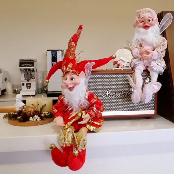 2025 Christmas Decoration 50cm Elf Doll Hanging Standing Decor Navida Pendant Ornaments For Home New Year Gift For Kids - Image 3