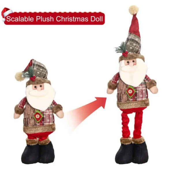 Telescopic Christmas Doll Merry Christmas Decorations For Home 2025 Christmas Ornament Xmas Navidad Noel Gifts New Year 2026 - Image 3