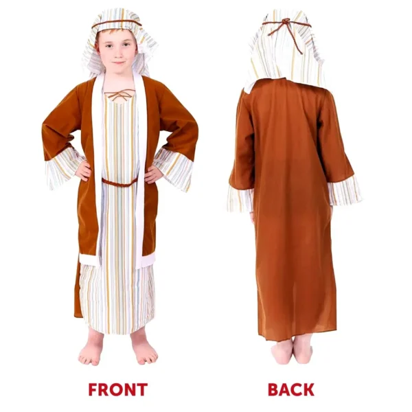 Childs Christmas Shepherd Costume - Nativity Fancy Dress Costume - Incl. Tunic - Image 5