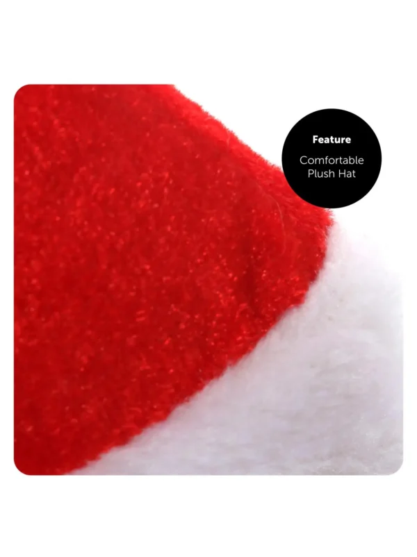 Pack of 12 Mini Santa Hats On Headband - Image 3