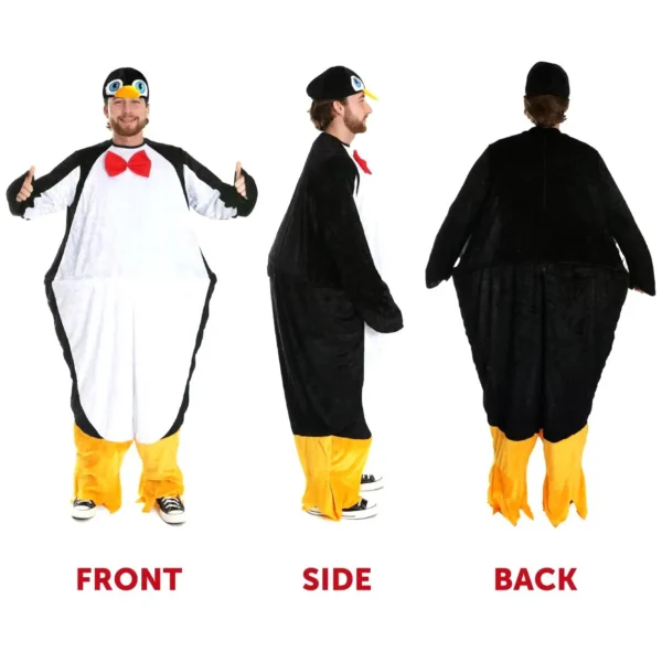 Fat Penguin Costume Novelty Christmas Winter Costume - One Size - Perfect For Christmas Fancy Dress Parties - Image 5