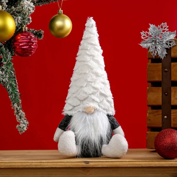 Christmas Plush Gnomes Tomte Gnome Ornaments Handmade Swedish Dwarf Figurine Holiday Elf Home Decorations 11.8In New Arrival - Image 4