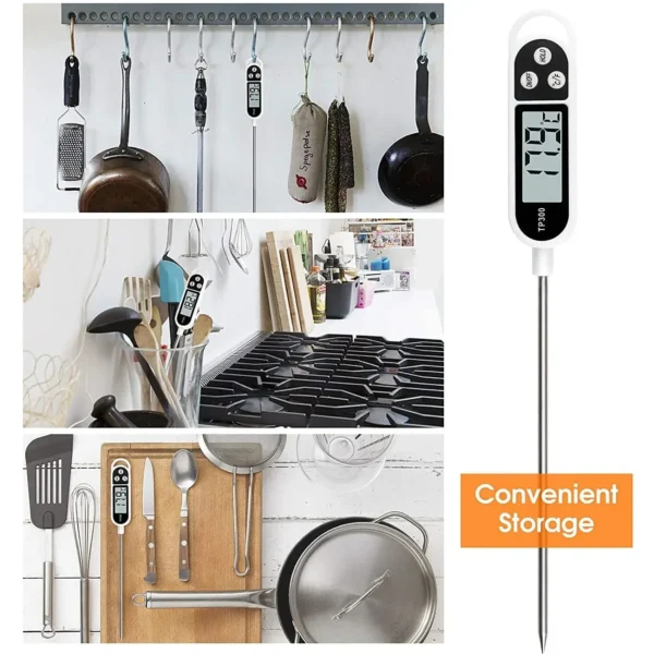 Digital Kitchen Thermometer Digital Temperature MeasuringTool for Meat Electronic Food Thermometer LCD Display Food Thermometer - Image 4