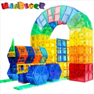 Magnetic Tile Set For Kids Magnetic Building Blocks Construction Game Children Montessori Magnets Toys Christmas Gifts