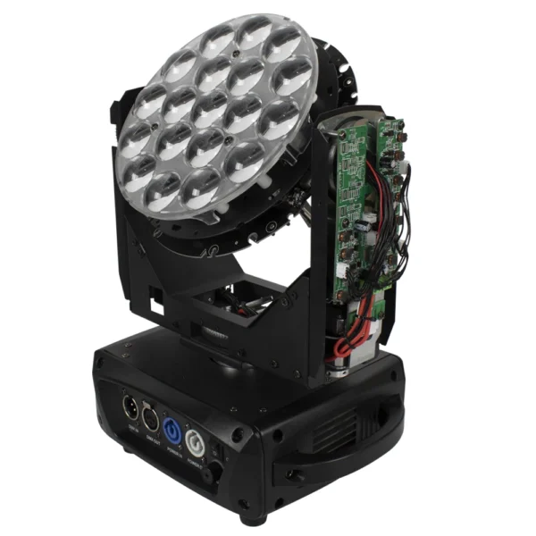 19x15W RGBW Moving Head Light Beam Wash Effect Flight Case for DJ Disco Christmas Concerts Weddings Parties - Image 4