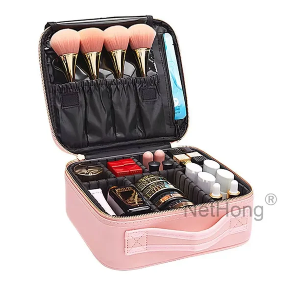 Extra Large Make Up Vanity Case Storage Organizer Cosmetic Travel Beauty Bag UK - Image 2