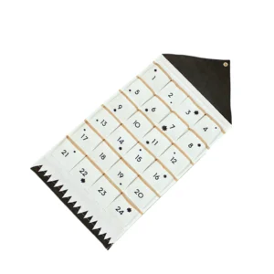 Christmas Advent Calendar Door 24 Pockets Biscuits Coins Organizer Kids Room Bedroom Sundries Holiday Decoration