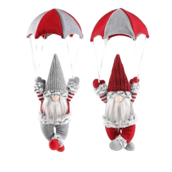 Christmas Pendant Santa Claus Parachute Scene Decoration Parachute Jumping Old Man Doll Window Hanging Decorative Gift - Image 2