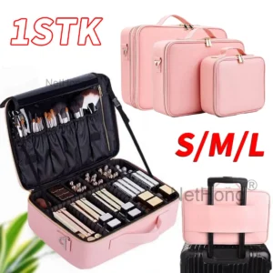 Extra Large Make Up Vanity Case Storage Organizer Cosmetic Travel Beauty Bag UK