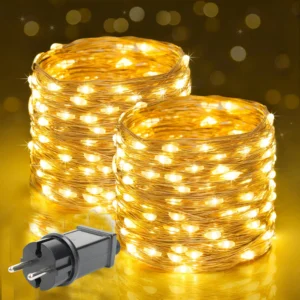 200m Christmas String Fairy Lights Garland 2024 Waterproof Mini LED Decoration Outdoor Garden Gift Ornament New Year tree decor