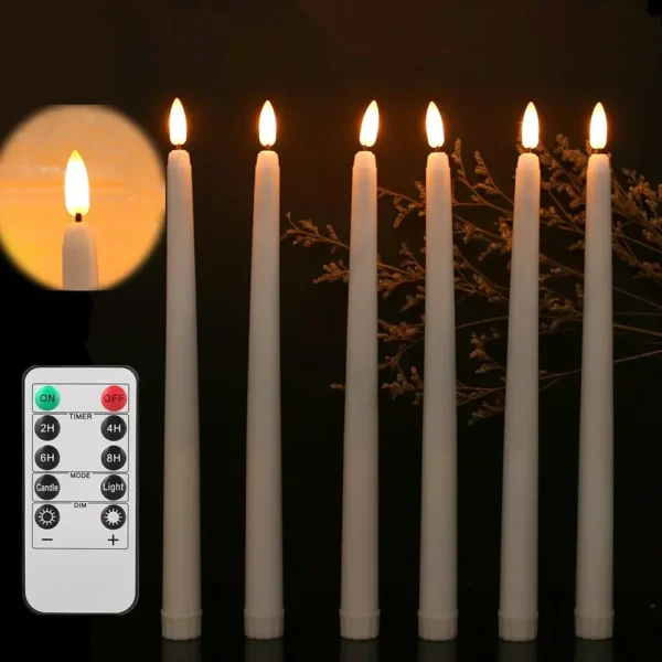 12/24Pcs Flameless LED Candle Battery Operated Flickering Candle For Home Christmas Party Wedding Decoration Tealight Candles - Image 2