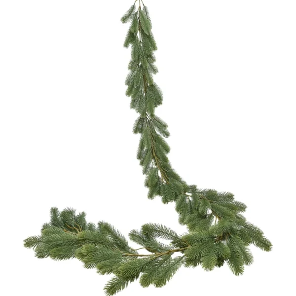 1pc Artificial Green Plants Christmas Tree Garland Wreaths Home Party Decoration Outdoor Yard Pine Tree Rattan Hanging Ornament - Image 2