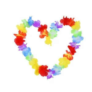 1/10/20Pcs hawaii christmas party wreath door decoration hawaiian party artificial flower garland necklace luau torpi Decor Leis