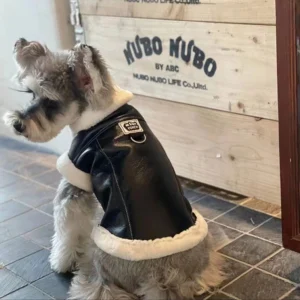 Warm Dog Coat Waterproof Winter Turtleneck Jacket for Cold Weather, Thick Fleece Snowsuit Christmas Vest for Small to Large Dogs
