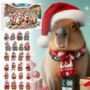 Capybara Advent Calendar Xmas Countdown Calendar Cute Capybara Christmas Ornaments Christmas Tree Ornaments Christmas Gifts