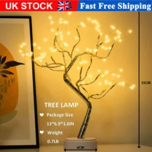 Christmas Birch Twig Tree Lit 108LED Light Xmas Table Decoration Indoor Lamp