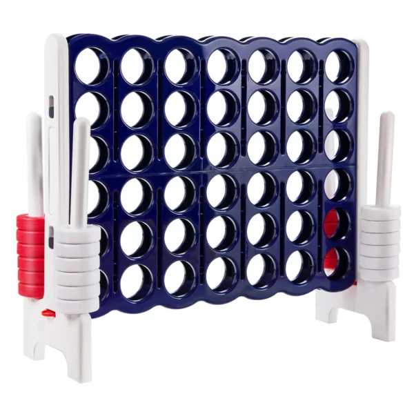 Giant 4 in A Row Jumbo 4-to-Score Chess Set Large Family Indoor Outdoor Game Toy - Image 2