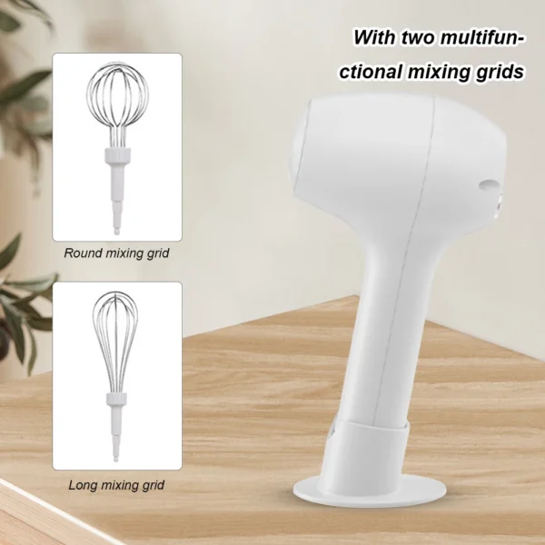 Electric Wireless Egg Beater USB Rechargeable Handheld Egg Beater One-Button Start for Whipping Or Mixing Eggs Butter Cream - Image 2