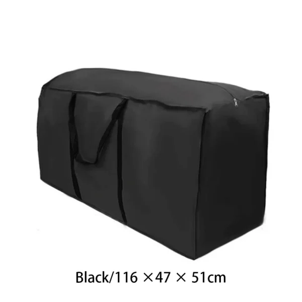 Storage Bags Waterproof SurfaceOxford Fabric Carrying Case Cushion Generous Pouch Christmas Trees Black 116×47×51cm - Image 2