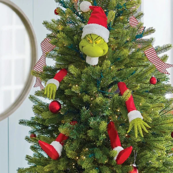 Stuffed Stuck Garland Elf Arm Leg Head Ornaments Christmas Tree Decorations - Image 6