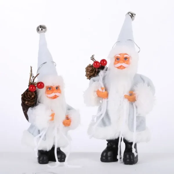 1Pc Christmas Scene Decoration Santa Claus Doll Christmas Tree Ornament New Year Home Decoration for kids Gift Noel Doll - Image 4