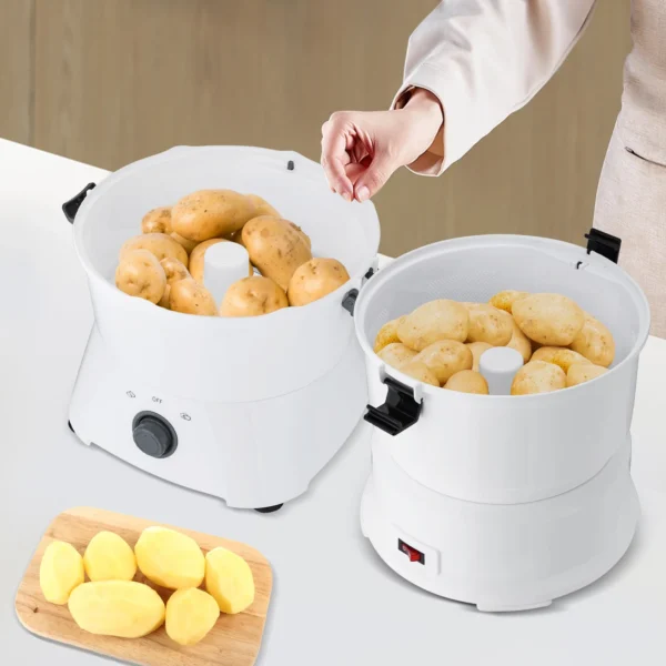 85W Electric Potato Peeler One-button Drive Automatic Peeler Spinner for Kitchens Restaurant Fast Food Shops - Image 3