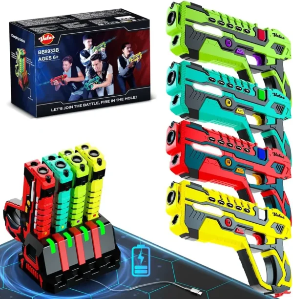 Laser Tag Battle Game Gun Set Electric Infrared Toy Guns Kids Infrared Laser Pistol For Boys Children Indoor Outdoor Game