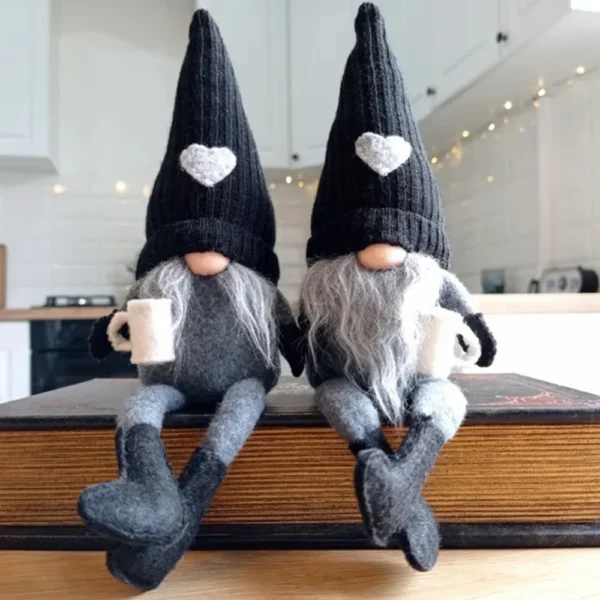 Christmas Plush Gnomes Tomte Gnome Ornaments Handmade Swedish Dwarf Figurine Holiday Elf Home Decorations 11.8In New Arrival - Image 5