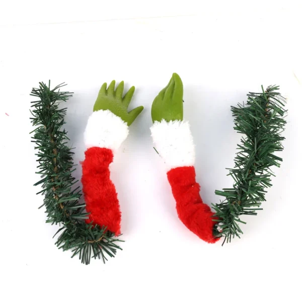 Stuffed Stuck Garland Elf Arm Leg Head Ornaments Christmas Tree Decorations - Image 3