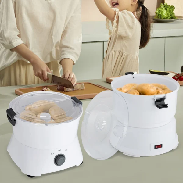 85W Electric Potato Peeler One-button Drive Automatic Peeler Spinner for Kitchens Restaurant Fast Food Shops - Image 2