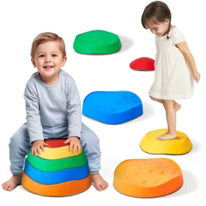 5PCS Balance Stepping Stones Montessori Children Toys Sensory Training Tactile Sensing for Kids Party Social Games