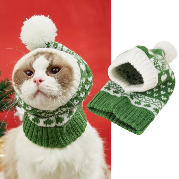 Marry Christmas Autumn Pet Dog Beanie Winter Pet Dog Clothes Accessories - Image 4