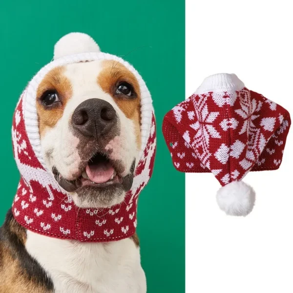 Marry Christmas Autumn Pet Dog Beanie Winter Pet Dog Clothes Accessories - Image 5