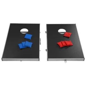 Bean Bag Toss Portable Professional Cornhole Game Set 8 Bean Bags 2 Play Boards