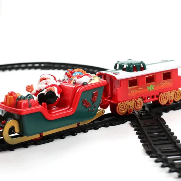 Christmas Train Set Track Musical Sound Lights Around Tree Decoration Santa UK - Image 4