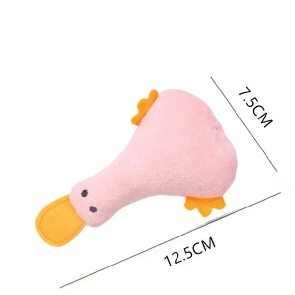 Cute Pet Dog Cat Plush Squeak Sound Dog Toys Funny Fleece Durability Chew Molar Toy Fit For All Pets Dog Cat Duck Pig - Image 2