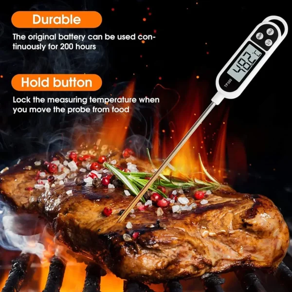 Digital Kitchen Thermometer Digital Temperature MeasuringTool for Meat Electronic Food Thermometer LCD Display Food Thermometer - Image 5