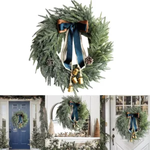 Artificial Flower Wreath Romantic Fresh Style Simulation Wreath Seasonal Heads Take Photo Fashion Single Product Garland navidad