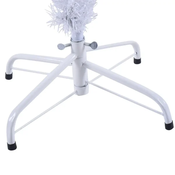 5FT Artificial Christmas Tree Realistic White Xmas Tree With Metal Stand - Image 4