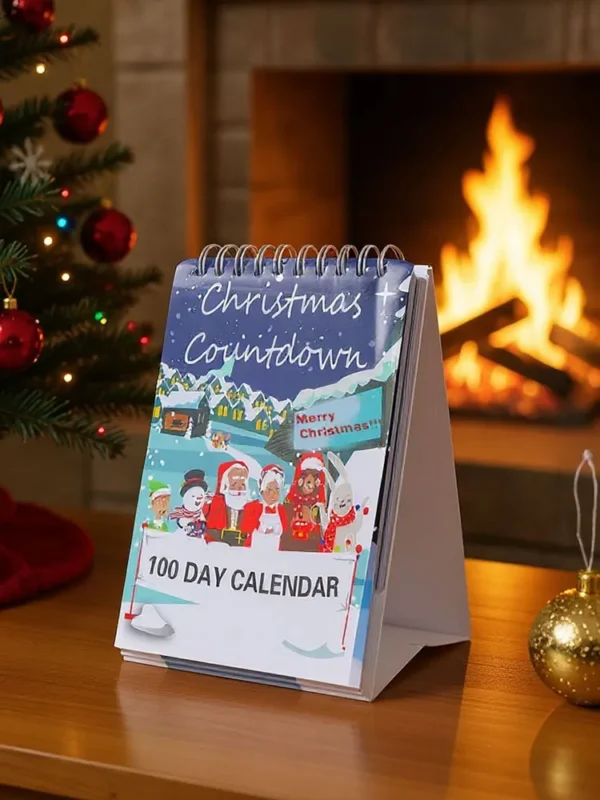 100 Day Christmas Countdown Calendar Christmas Countdown Calendar Countdown Calendar for Christmas Desktop Calendars - Image 2