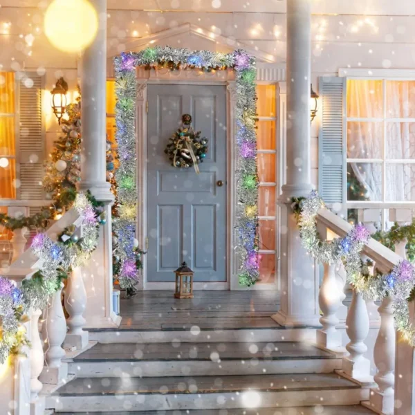 20/5M Christmas Ribbon Light String Garland Sparkling Xmas Tree Decor Holiday Birthday Party Home Festive Decoration Supplies - Image 5