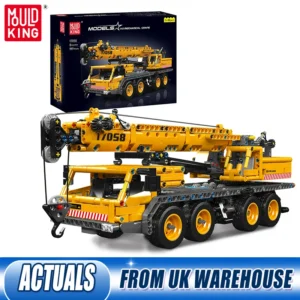 Technical Car Toys The Mechanical Crane Building Block Assembly Heavy-duty Truck Brick Set Kids Christmas Gift
