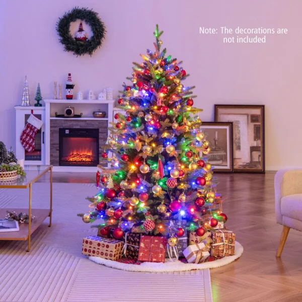 5 FT Artificial Xmas Tree Hinged Christmas Tree with 844 Branch Tips - Image 3