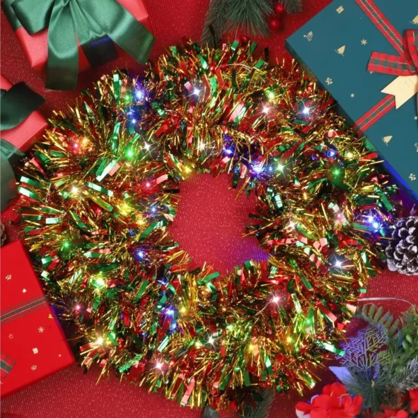 20/5M Christmas Ribbon Light String Garland Sparkling Xmas Tree Decor Holiday Birthday Party Home Festive Decoration Supplies - Image 6